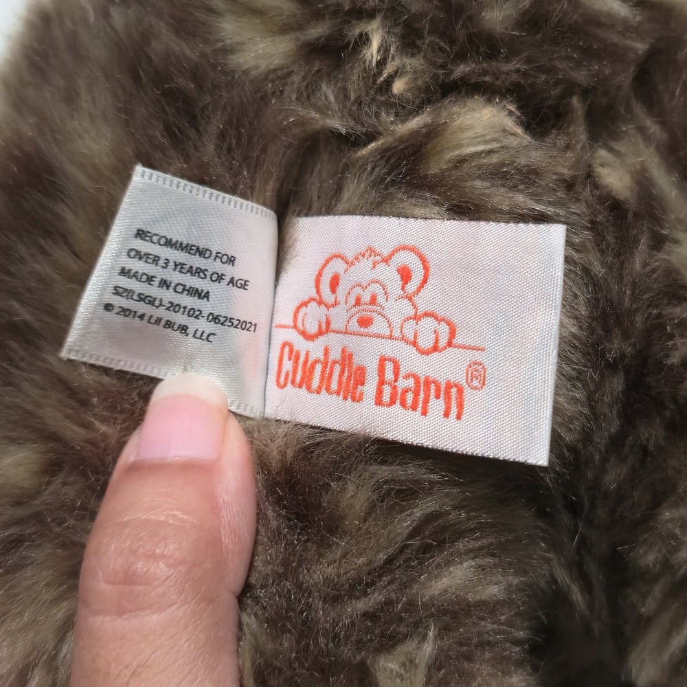 Cuddle Barn Lil Bub Plush Cat Tabby Kitten Green Eyes Stuffed Animal Toy 12" - Picture 3 of 10